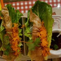 Veggie rolls at Veggie4Love in Hong Kong Island