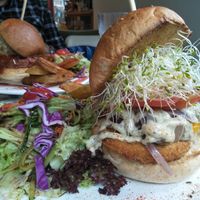 Ranch burger at Veggie4Love in Hong Kong Island