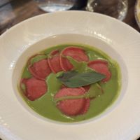 Chickpea ravioli  at Lombardi's in Chesterfield