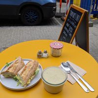  at Taylor's Cafe in Brussels