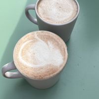 Two hot chocolate  at Taylor's Cafe in Brussels