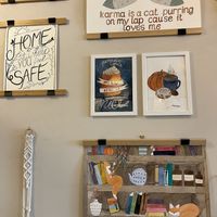 Cute posters 💕  at Taylor's Cafe in Brussels