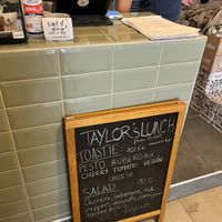 Menu of the day 📝  at Taylor's Cafe in Brussels