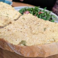 try the tofu toast ... at Taylor's Cafe in Brussels