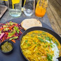 Lentils with rice at The Hungry Yogi  in Scionzier