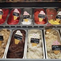 Ice cream - majority vegan at Lody Daktyl Cafe in Gdansk