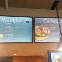 100% vegan smoothie and ive cream cups at Lody Daktyl Cafe in Gdansk