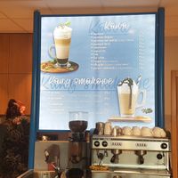 100% vegan coffees at Lody Daktyl Cafe in Gdansk