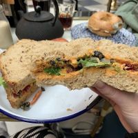   at Barker Tea House in Cardiff