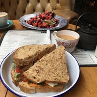   at Barker Tea House in Cardiff