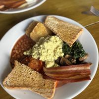 March ‘26 | Full Monty vegan breakfast  at Riverside Cafe in Newcastle Emlyn
