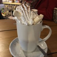 Veganuary  Deluxe Hot Chocolate at Riverside Cafe in Newcastle Emlyn