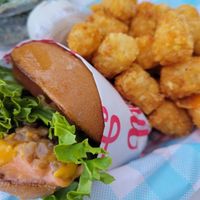 Imposible burger  at Monty's Good Burger - Culver City in Culver City