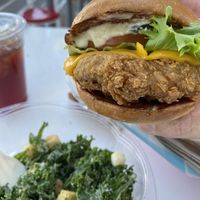 Vegan chicken sand  at Monty's Good Burger - Culver City in Culver City