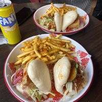 Popcorn cauliflower and tofu filling   at BaoBun - Aungier Street in Dublin