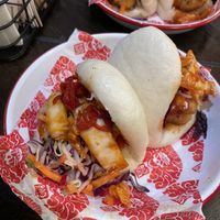 hot sauce and cauliflower popcorn bao  at BaoBun - Aungier Street in Dublin