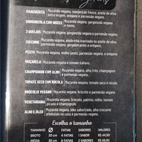 Cardápio de opções veganas salgadas at Don Diovani in Balneario Picarras