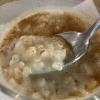 Arroz con leche de soja  at Vegetariano El Calafate in Malaga