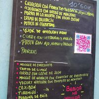 Day menu at Vegetariano El Calafate in Malaga