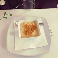 vegan rice pudding at Vegetariano El Calafate in Malaga