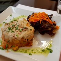 Lasaña vegana at Vegetariano El Calafate in Malaga