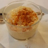 arroz con leche de soja vegano at Vegetariano El Calafate in Malaga
