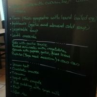 One of the daily menus. Very versatile and can easily switch out and/or add things at Vegetariano El Calafate in Malaga