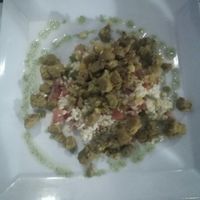 An other second course - couscous salad with soy meat at Vegetariano El Calafate in Malaga