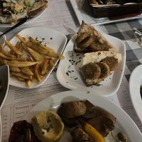 Falafel in pitta  at Melitzia Taverna in Tala