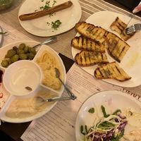 Vegan Meze Starters  at Melitzia Taverna in Tala
