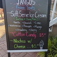 The soft serve is vegan at Jango's Frozen Treats in North Beach