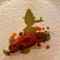 Chocolate log with Pinocchio   at Il Mirto in Lacco Ameno