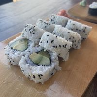 Vegetable sushi (no Mayo) at Buen Gusto in Lanzarote