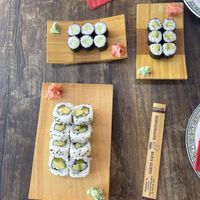 Vegetable sushi (no Mayo) at Buen Gusto in Lanzarote