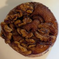 sticky bun at Tipping the Scales Vegan Bakery in Beaverton