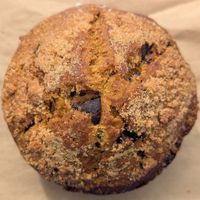 Pumpkin Chocolate Chip Muffin at Tipping the Scales Vegan Bakery in Beaverton