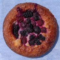 Mixed Berry Brioche at Tipping the Scales Vegan Bakery in Beaverton