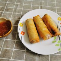 Spring roles at Tukta Thai Food Haad Rin Koh Phangan in Koh Phangan