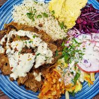 Döner kebap (try this!!) at Gaia Kitchen in Vienna