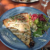 Spanakopita with zingy salad at Gaia Kitchen in Vienna