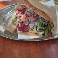 Doner kebab at Gaia Kitchen in Vienna