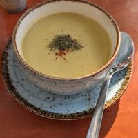 Lentil soup at Gaia Kitchen in Vienna