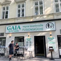 Traditional Lebanese dishes   at Gaia Kitchen in Vienna