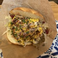 Kebab sandwich   at Gaia Kitchen in Vienna