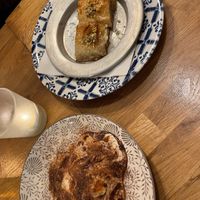 Kürbis-Tiramisu und Baklava  at Gaia Kitchen in Vienna