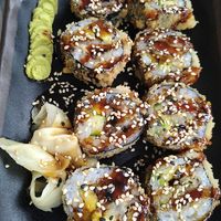 Fried sushi at Sushi Date? in Kaunas