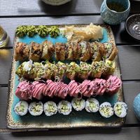 all vegan sushi rolls except avocado maki  at Sushi Date? in Kaunas