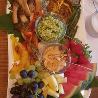 Vegan breakfast at the hotel at Hotel Seegarten in Sundern