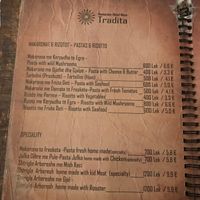 Pastas, which can be made vegan upon request at Tradita Geg & Tosk in Shkoder