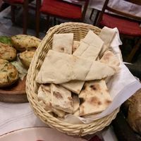 Fresh homemade vegan bread. Delicious! at Tradita Geg & Tosk in Shkoder